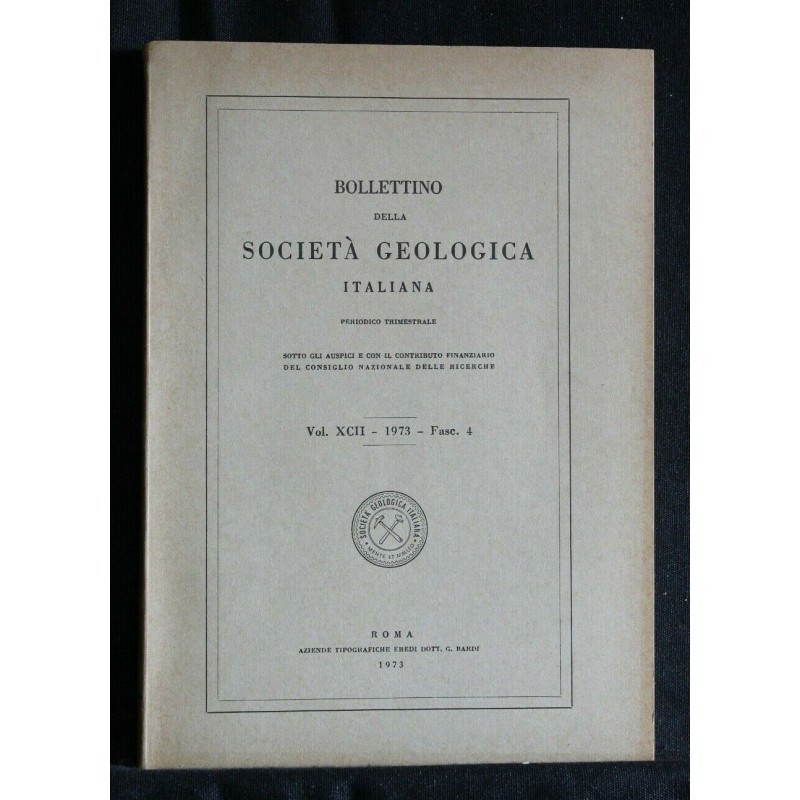 BOLLETTINO DELLA SOCIETA' GEOLOGICA ITALIANA. FASC. 4