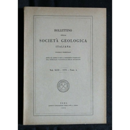 BOLLETTINO DELLA SOCIETA' GEOLOGICA ITALIANA. FASC. 4