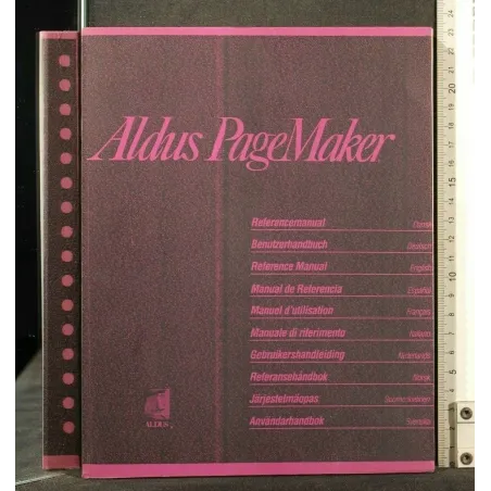 ALDUS PAGEMAKER MANUALE DI RIFERIMENTO