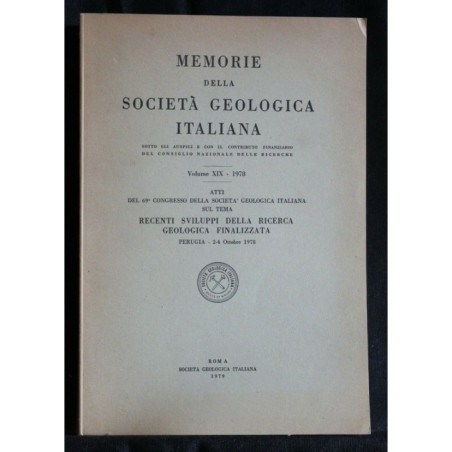 MEMORIE DELLA SOCIETA' GEOLOGICA ITALIANA