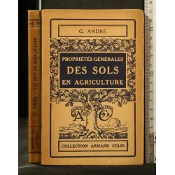 PROPRIETES GENERALES DES SOLS EN AGRICULTURE