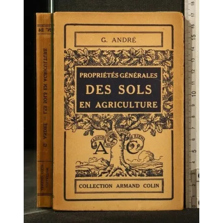 PROPRIETES GENERALES DES SOLS EN AGRICULTURE