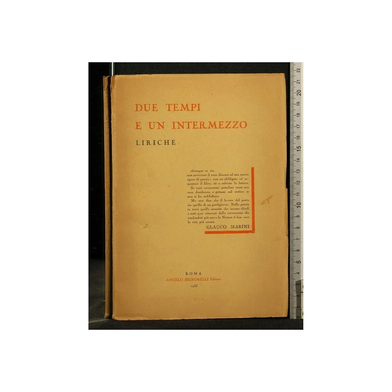 DUE TEMPI E UN INTERMEZZO