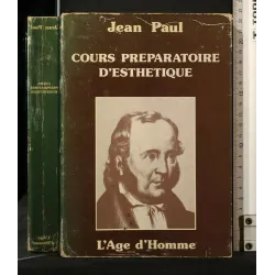 COURS PREPARATOIRE D'ESTHETIQUE