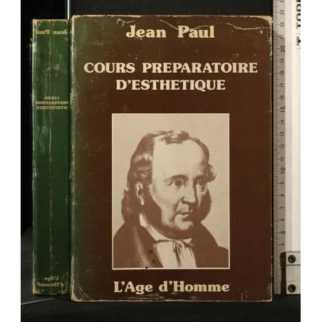 COURS PREPARATOIRE D'ESTHETIQUE