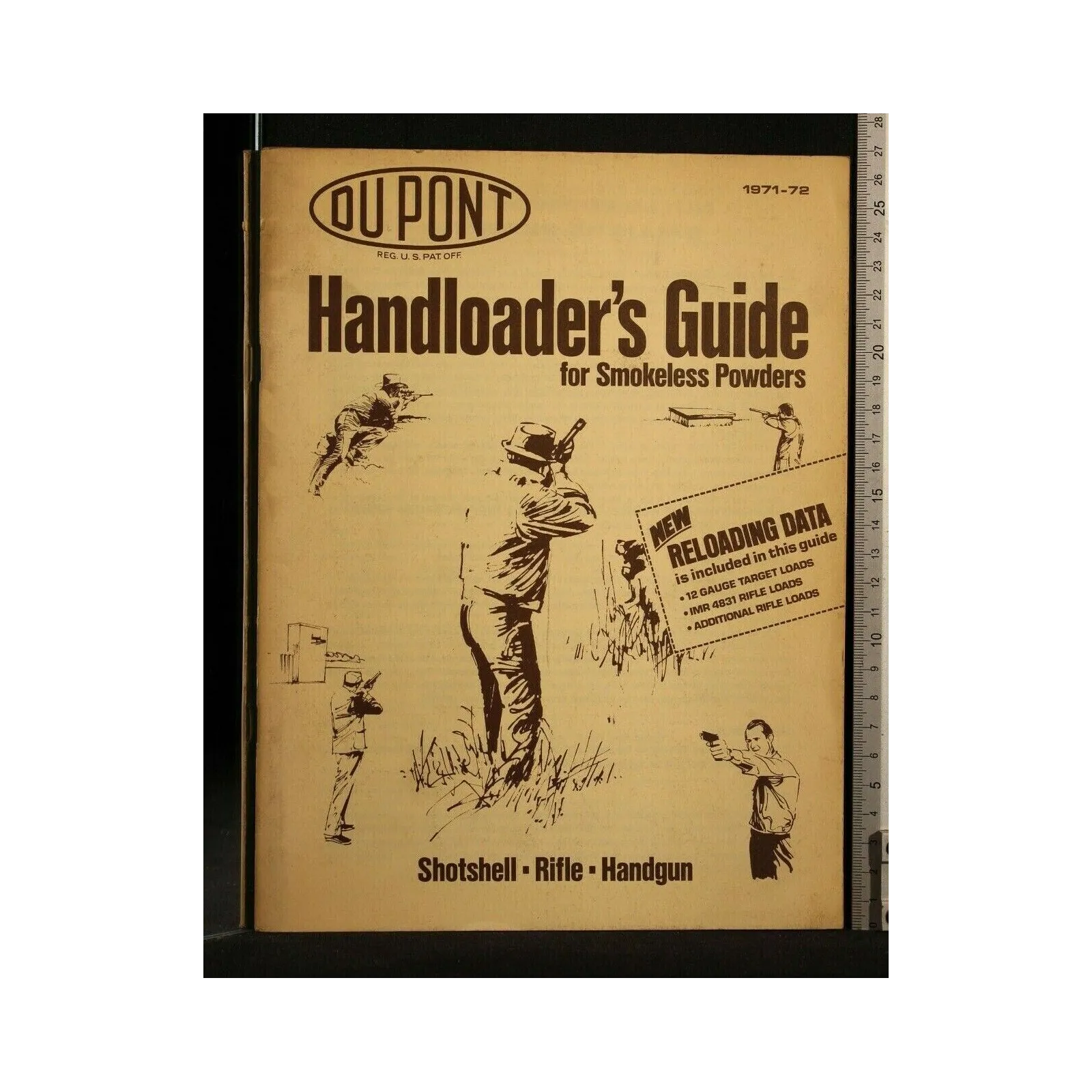 HANDLOADER'S GUIDE FOR SMOKELESS POWDERS 1971-72 SHOTSHELL -