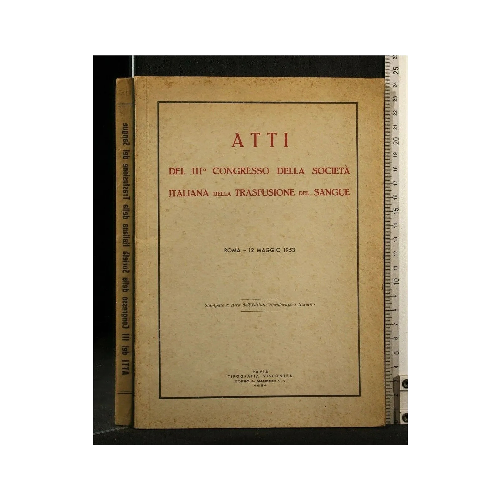 ATTI DEL III° CONGRESSO DELLA SOCIETA' ITALIANA DELLA