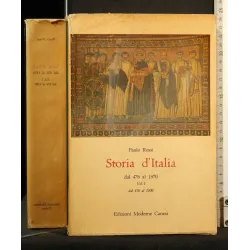 STORIA D'ITALIA DAL 476 AL 1870 VOLUME 1 DAL 476 AL 1500