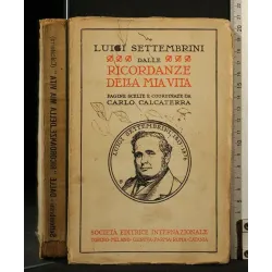 DALLE RICORDANZE DELLA MIA VITA