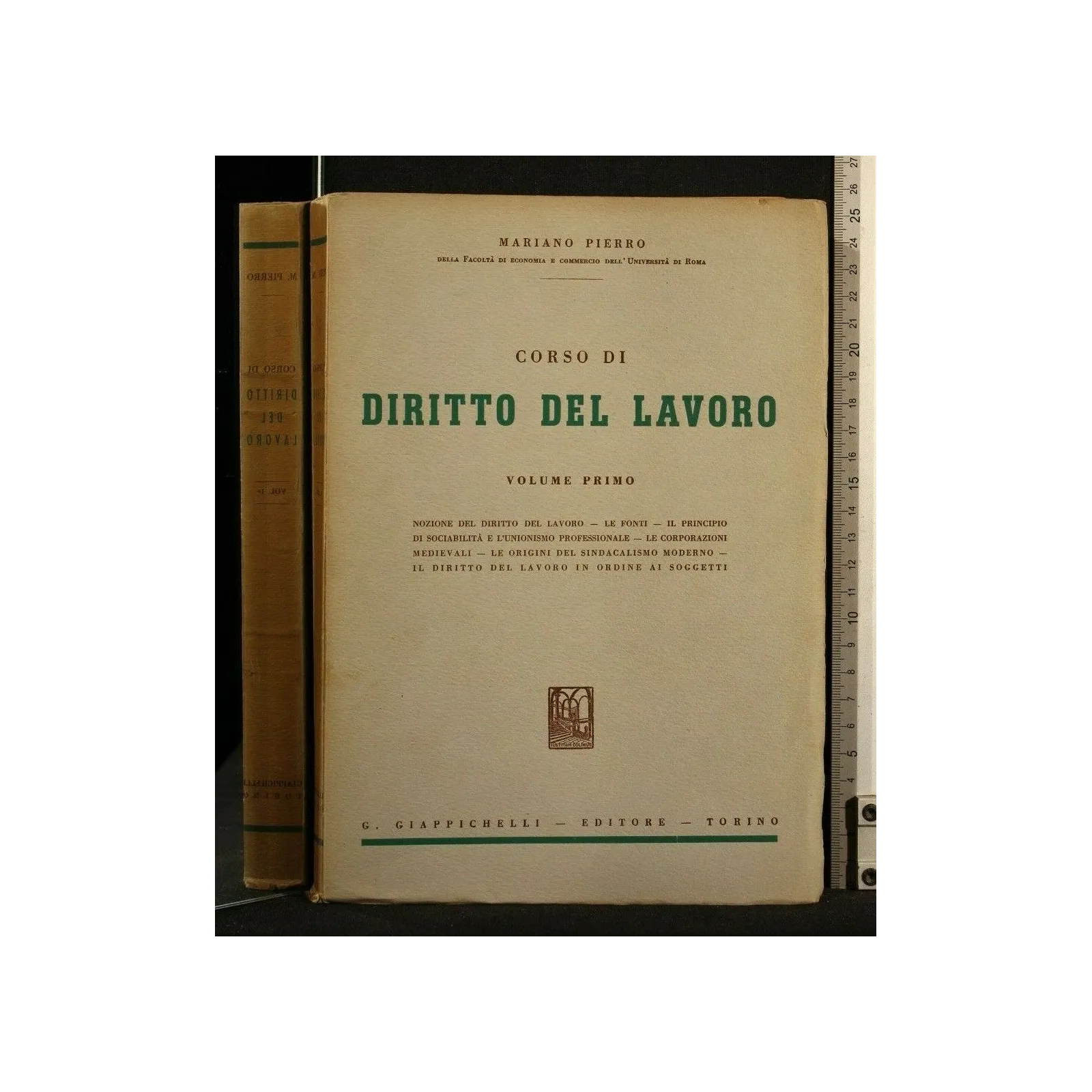 CORSO DI DIRITTO DEL LAVORO VOLUME 1