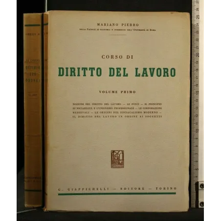 CORSO DI DIRITTO DEL LAVORO VOLUME 1