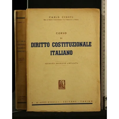 CORSO DI DIRITTO COSTITUZIONALE ITALIANO