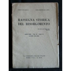 RASSEGNA STORICA DEL RISORGIMENTO