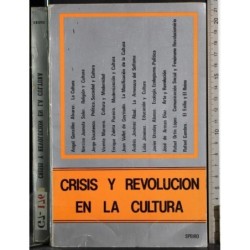 Crisis y revolucion en la cultura