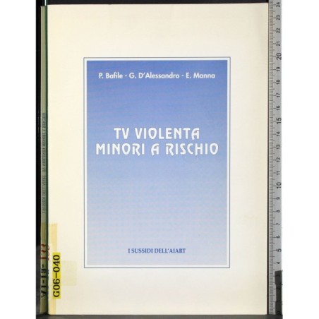 Tv violenta minori a rischio