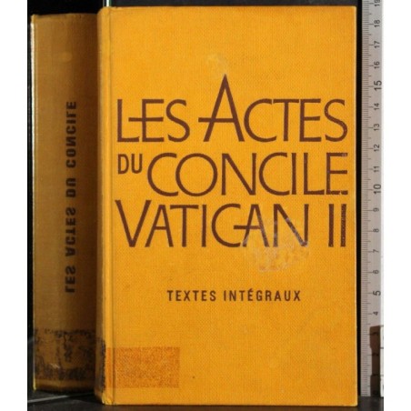 Les actes du concile vatican II