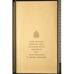Lettre encyclique Fides et ratio du pontife Jean Paul II