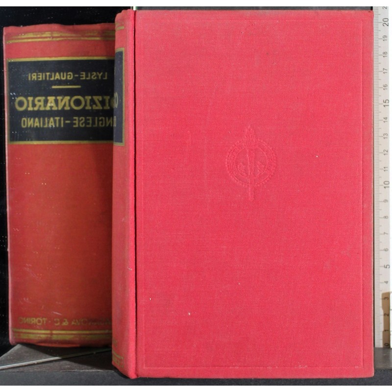 Nuovo dizionario moderno delle lingue. Vol 1 Inglese Italiano