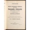Nuovo dizionario moderno delle lingue. Vol 1 Inglese Italiano