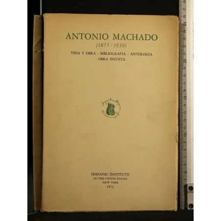ANTONIO MACHADO (1875-1939)