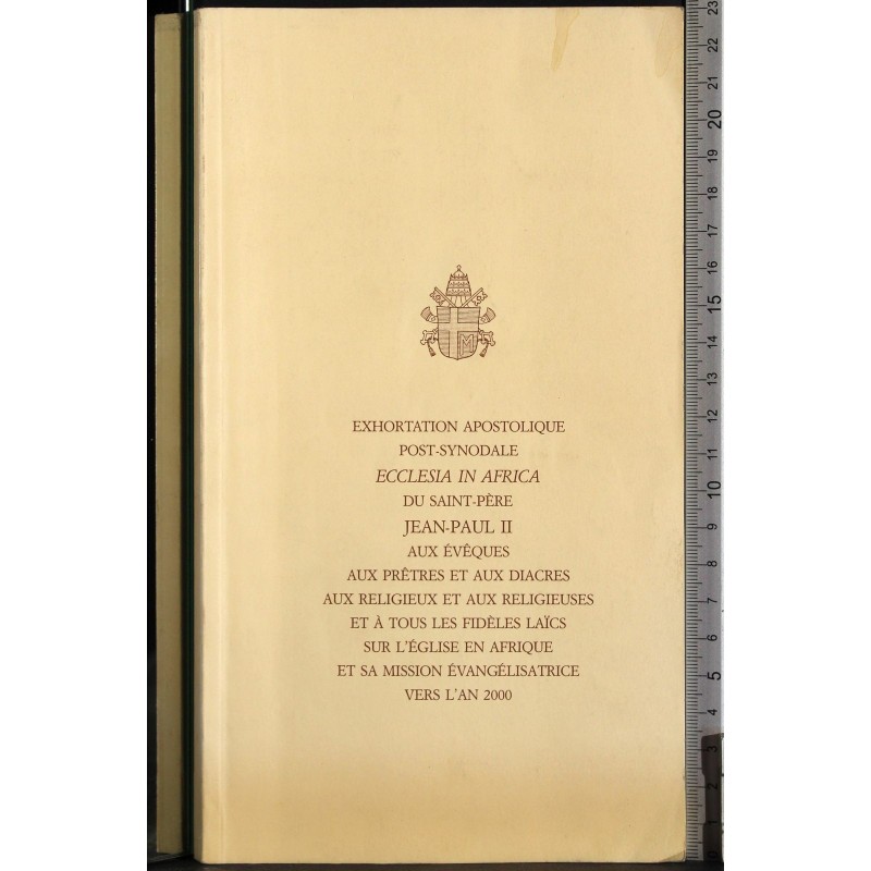 Exhortation Apostolique ecclesia in Africa