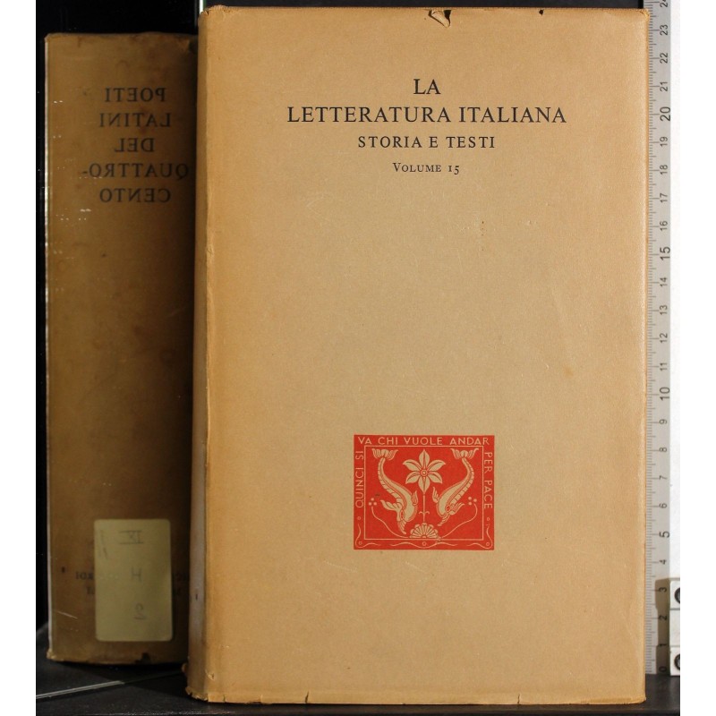 Letteratura Italiana 15. Poeti latini del 400