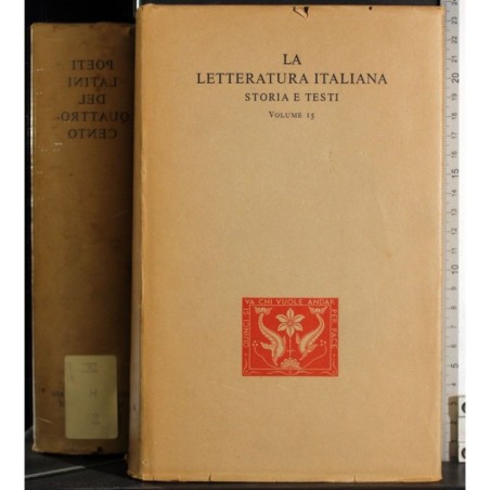 Letteratura Italiana 15. Poeti latini del 400
