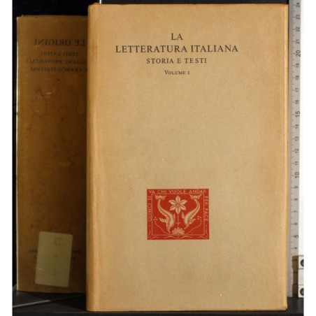 Letteratura Italiana 1. Le origini