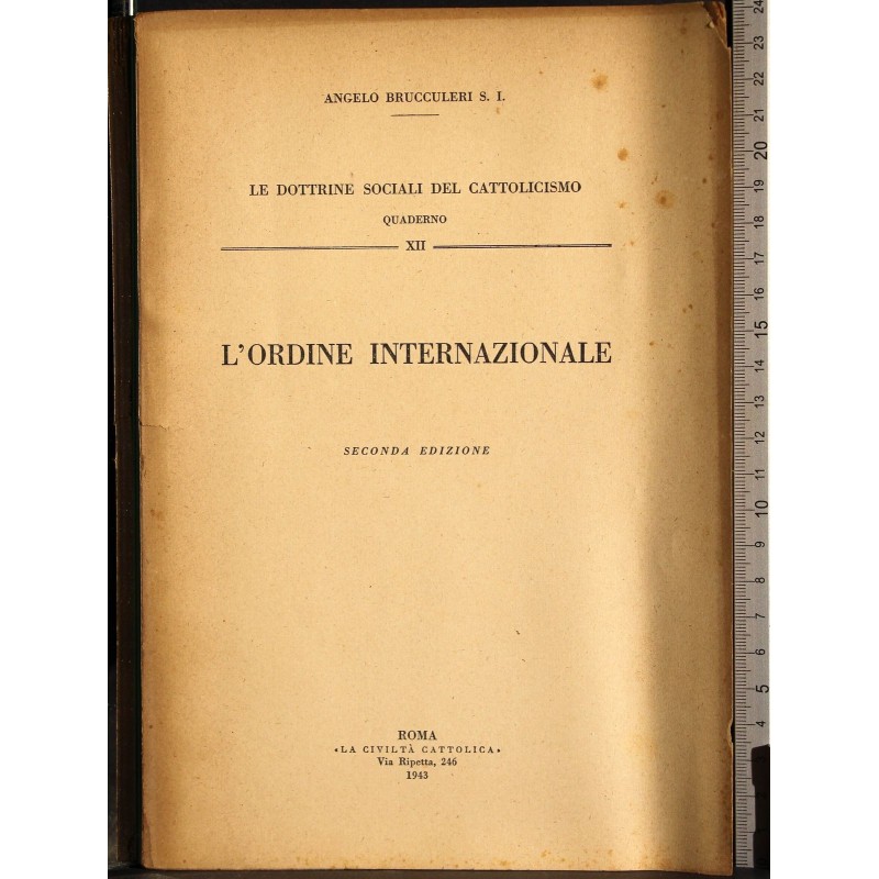 L'ordine internazionale