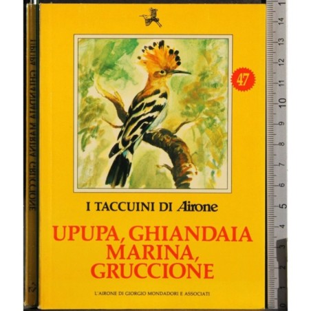 I Taccuini di Airone. Upupa, Ghiandaia marina, gruccione