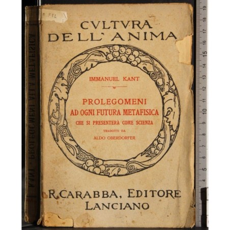 Prolungameni ad ogni futura metafisica