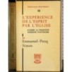 L'experience de l'esprit par l'eglise