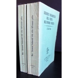 Lineamenti fondamentali critica Economia Politica. 2 Vol
