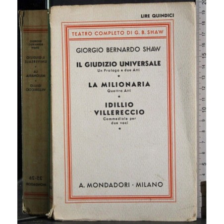 Il giudizio universale La milionaria Idillio Villereccio