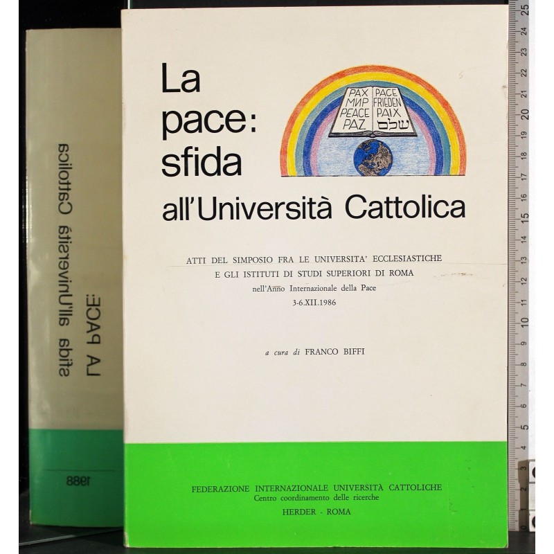 La pace: sfida all'università Cattolica