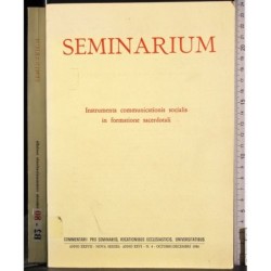 Seminarium. Anno XXXVII-Nova series: Anno XXVI - N 4 1986
