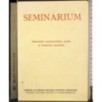 Seminarium. Anno XXXVII-Nova series: Anno XXVI - N 4 1986