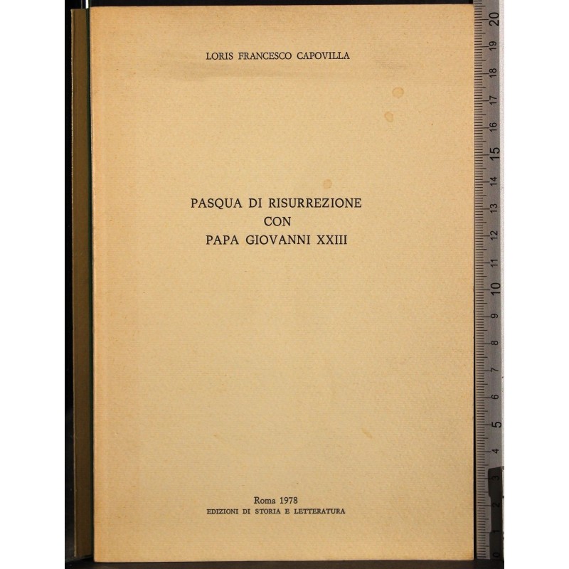 Paqua resurrezione Papa Giovanni XXIII