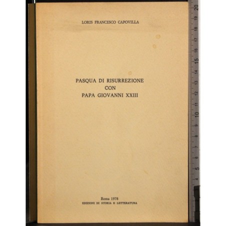 Paqua resurrezione Papa Giovanni XXIII