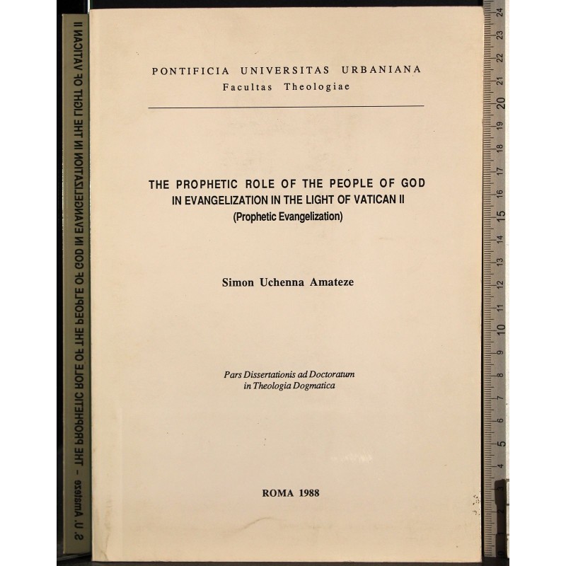 The prophetic role of people of god in evangelization..