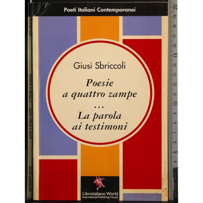 Poesie quattro zampe Parola testimoni