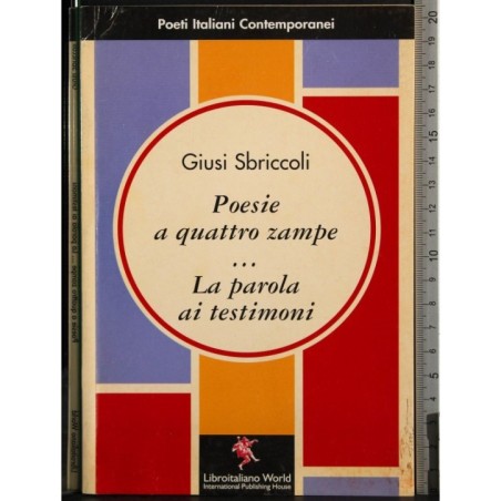 Poesie quattro zampe Parola testimoni