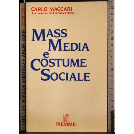 Mass media e costume sociale