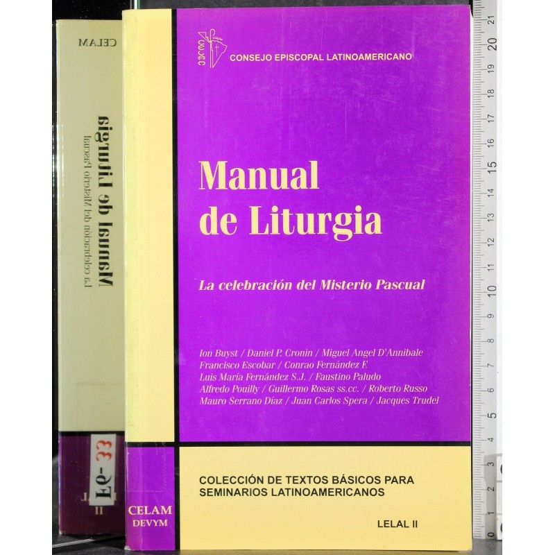 Manual de Liturgia. Vol II