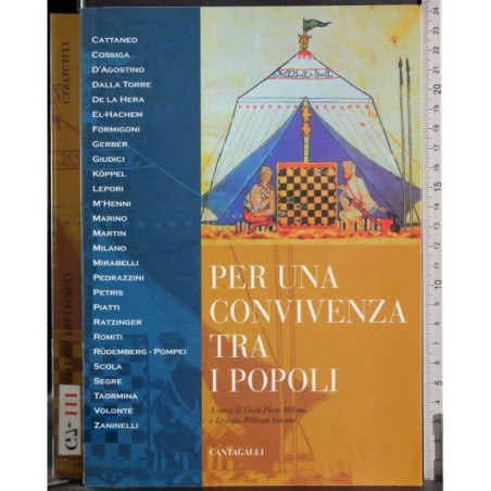 Per una convivenza tra i popoli