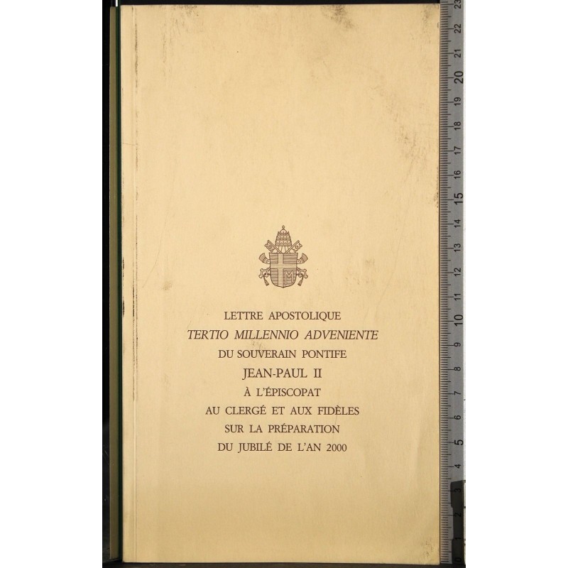 Lettre apostolique tertio millennio adveniente du souverain..
