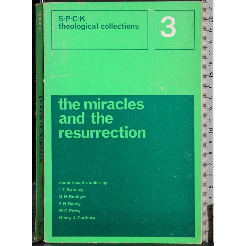 The miracles and the resurrection