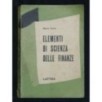 ELEMENTI DI SCIENZA DELLE FINANZE