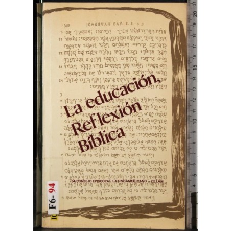La educacion reflexion Biblica