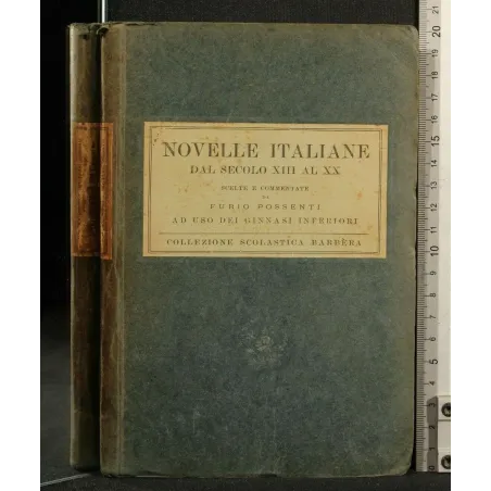 NOVELLE ITALIANE DAL SECOLO XIII AL XX